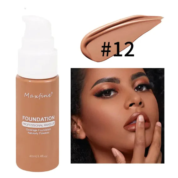 12-Shade Liquid Foundation & Concealer