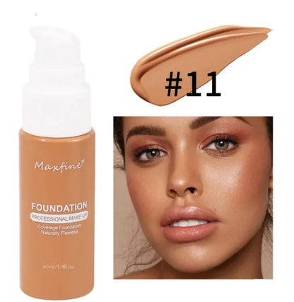 12-Shade Liquid Foundation & Concealer