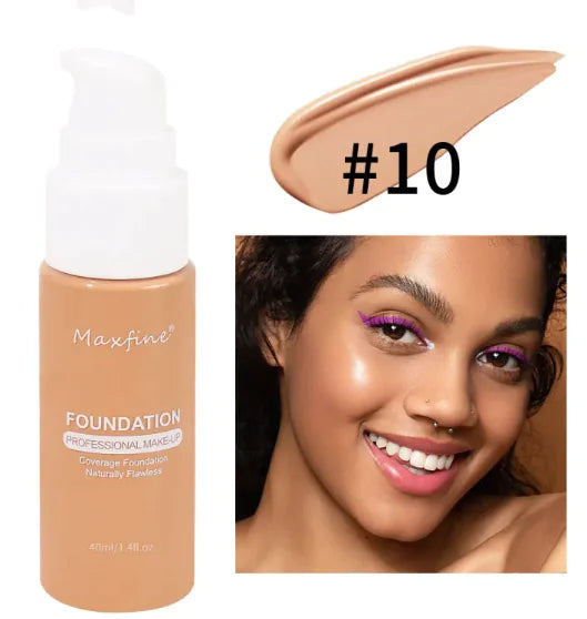 12-Shade Liquid Foundation & Concealer